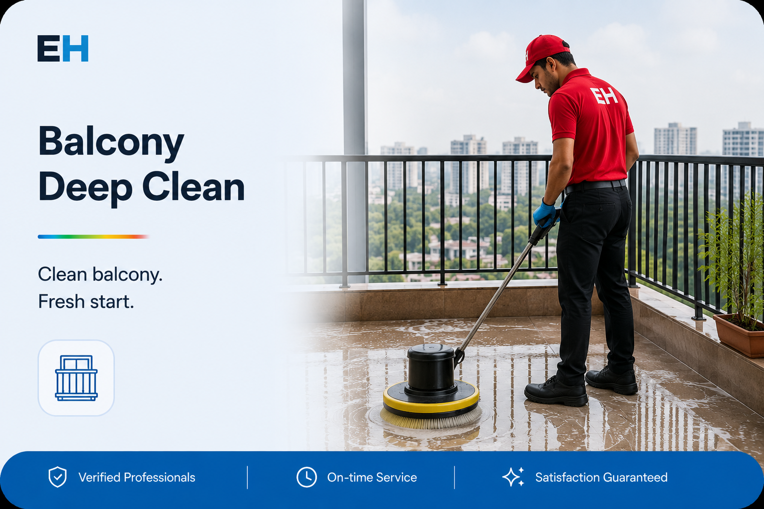 Balcony Deep Clean